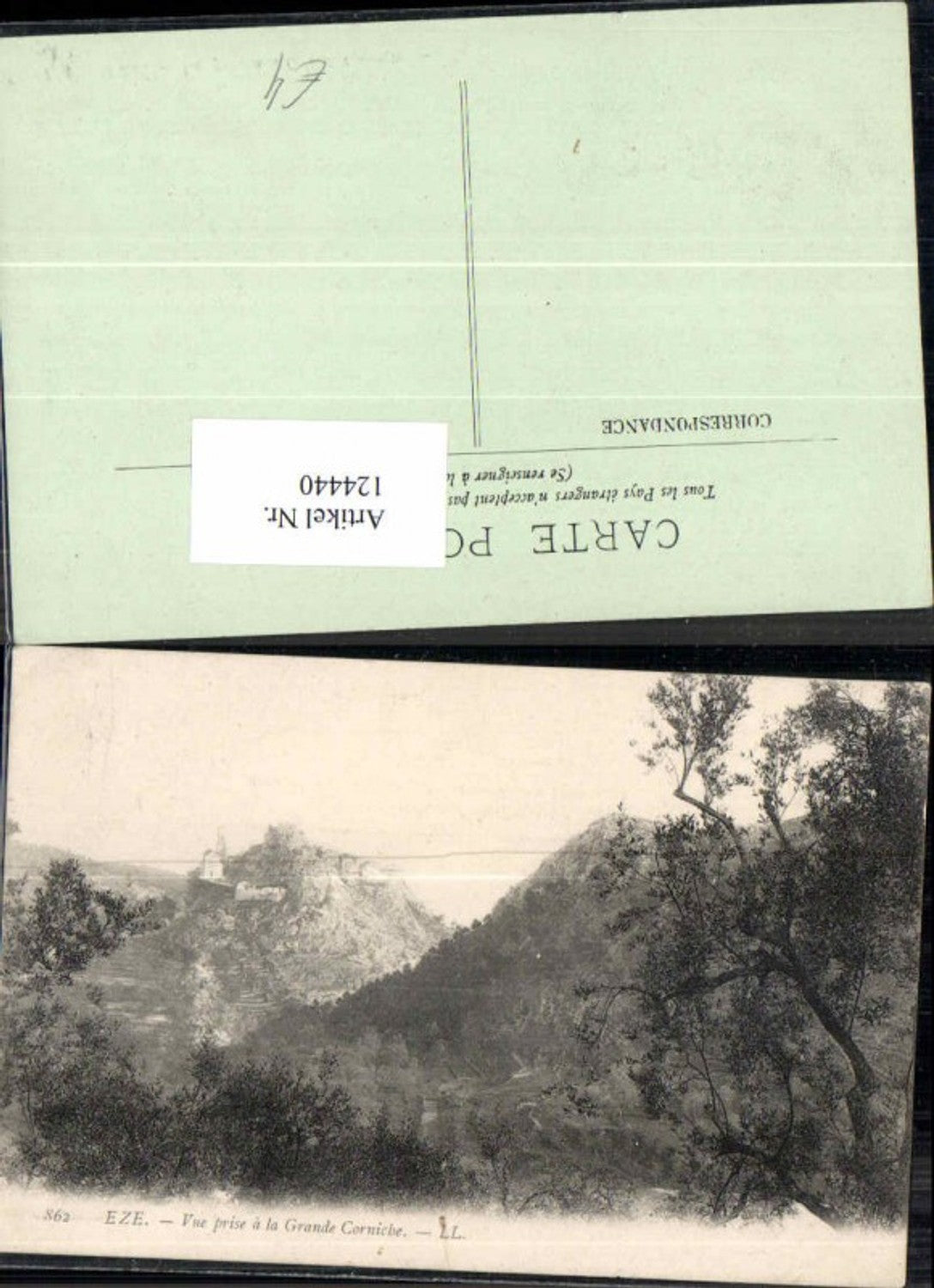 124440,Eze Vue prise a la Grande Corniche