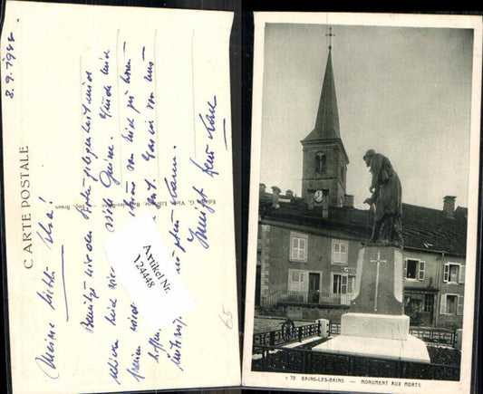 124448,Bais les Bains Monument aux morts