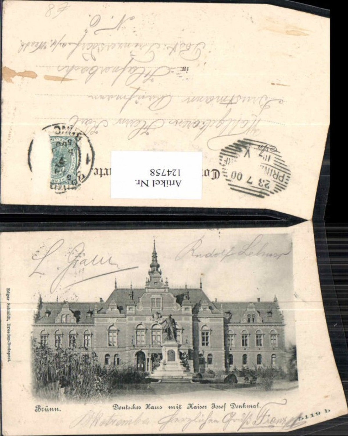 Alte Ansichtskarte – Old Postcard