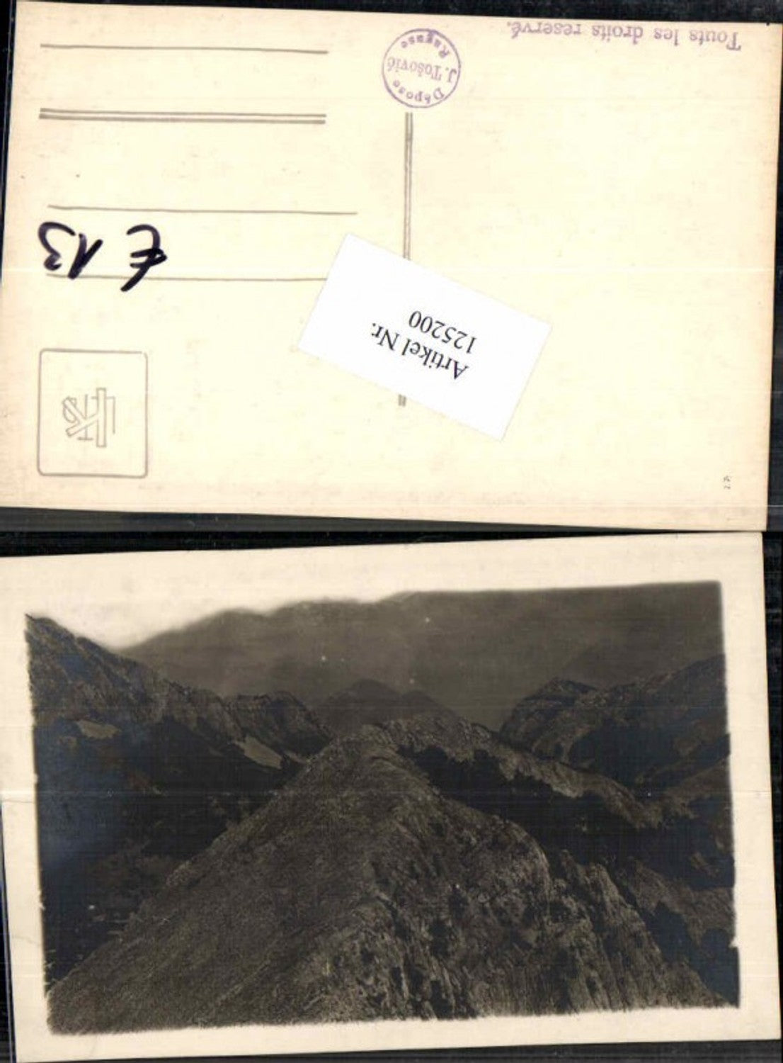 Alte Ansichtskarte – Old Postcard