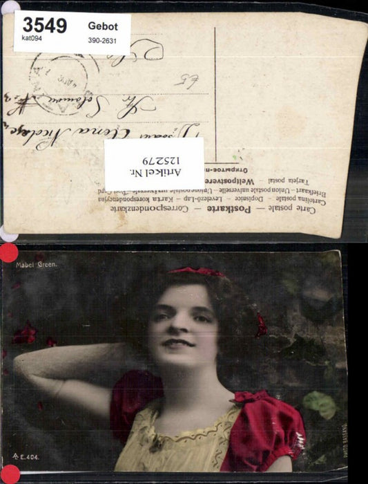 125279,Mabel Green Fotokarte pub AL Nr 404