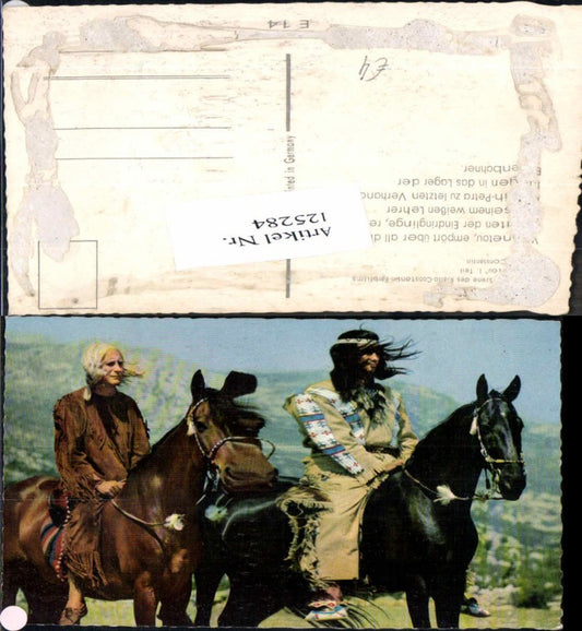 125284,Winnetou 1 Teil am Pferd Nummer E 14