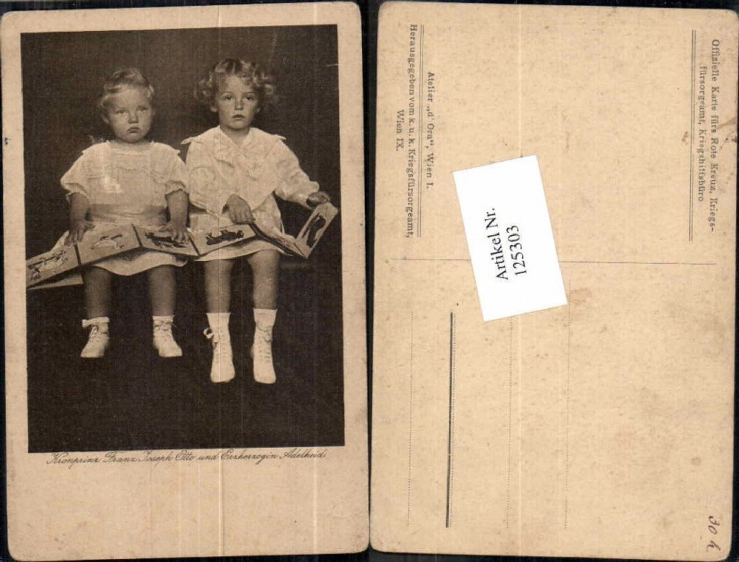 125303,Kronprinz Franz Josef Otto und Adelheid Habsburg