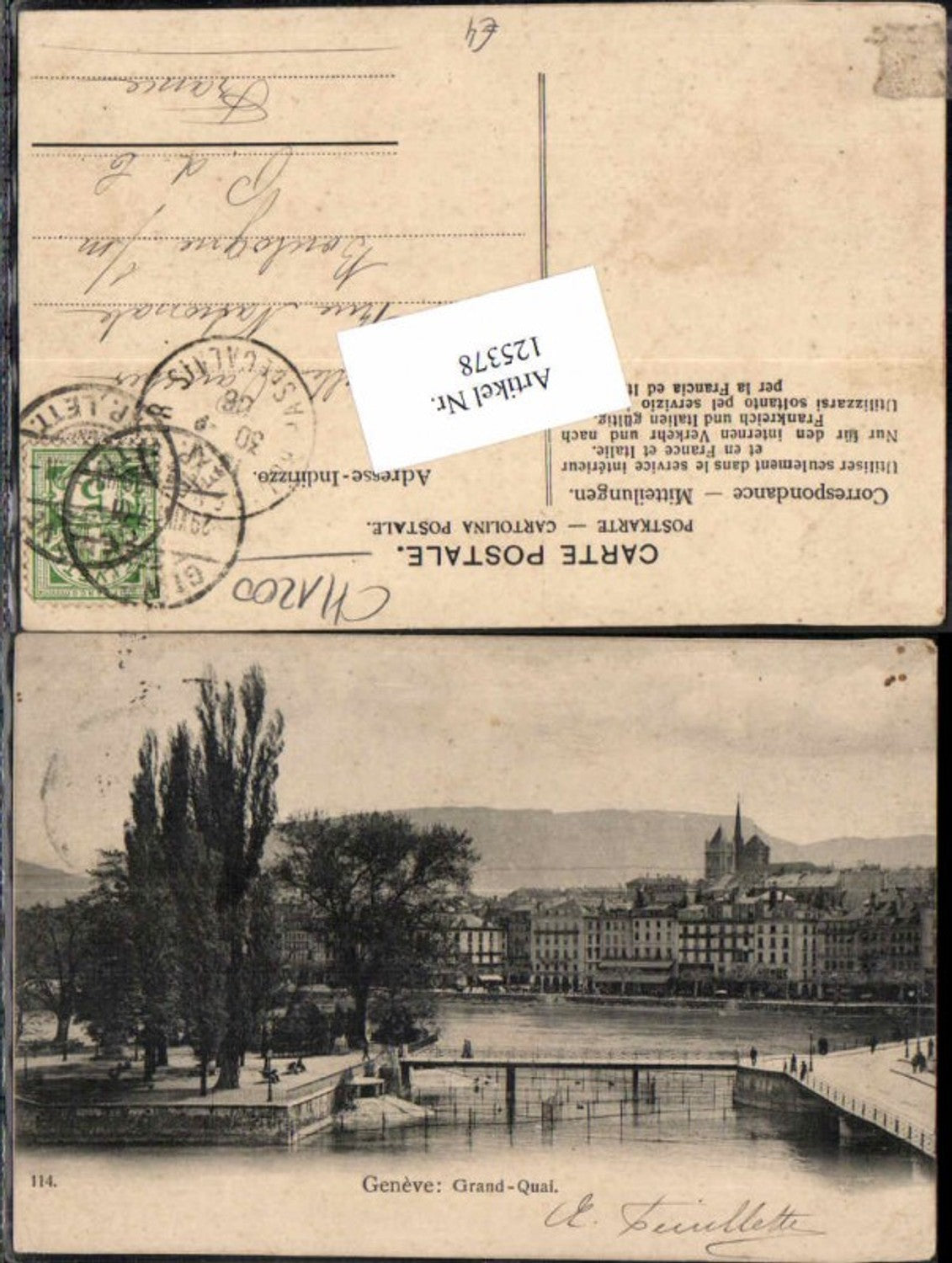 Alte Ansichtskarte – Old Postcard