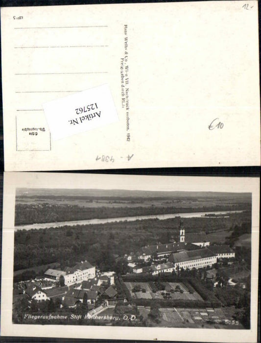 125762,Fliegeraufnahme Reichersberg 1940