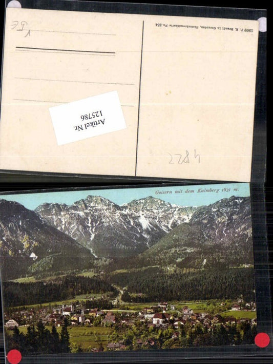 125786,Goisern m.d. Kalmberg 1909 pub Brandt 354
