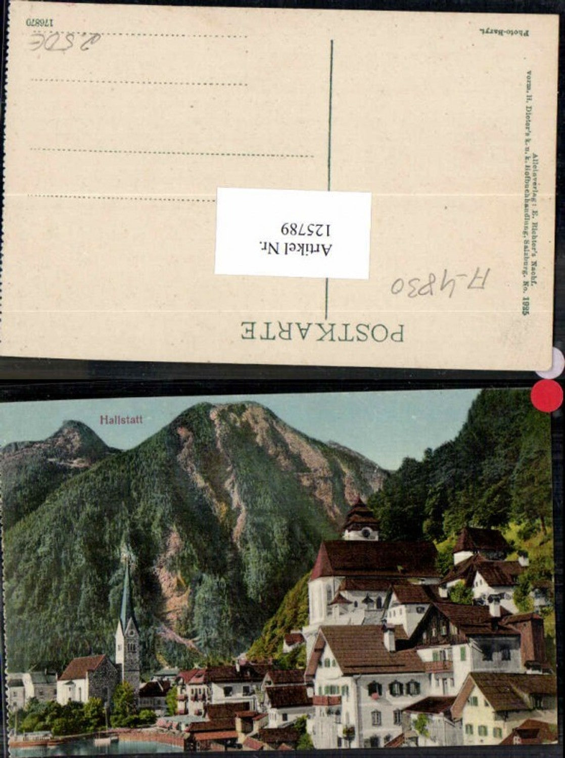 125789,Hallstatt Partie 1925