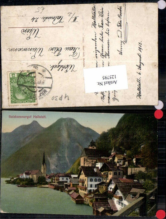 125795,Hallstatt im Salzkammergut 1912