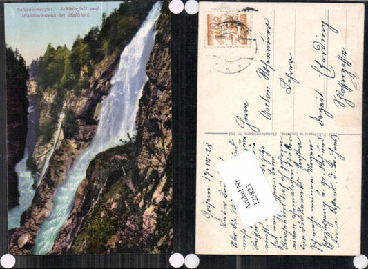 125823,Schleierfall bei Hallstatt Waldbachstrub pub Brandt 866