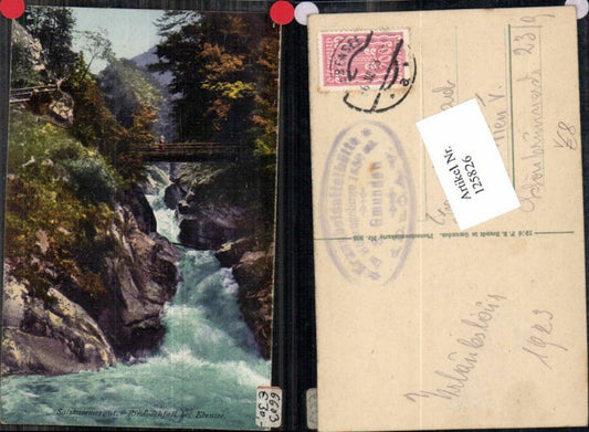 125826,Salzkammergut Rindbach bei Ebensee Rindbachfall pub Brandt 303