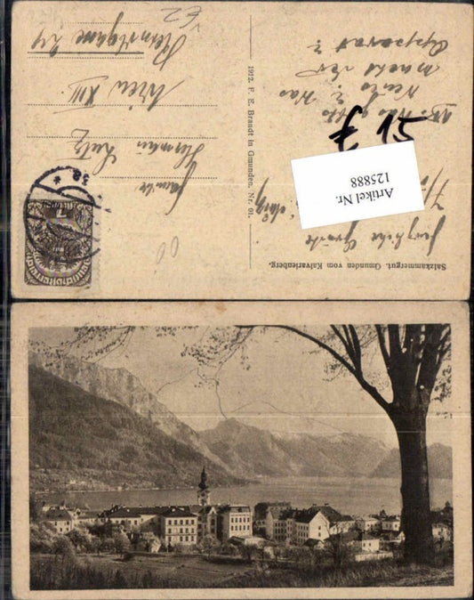 125888,Salzkammergut Gmunden am Traunsee Kalvarienberg Brandt 01