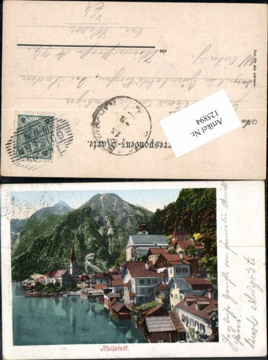 125894,Hallstatt Partie um 1902 pub Brandt Nr 112
