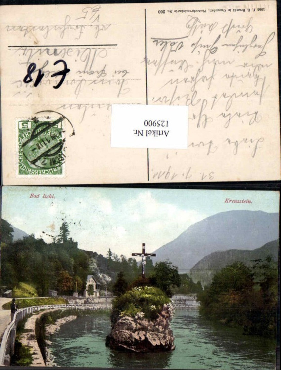 125900,Bad Ischl Kreuzstein Partie pub Brandt 200