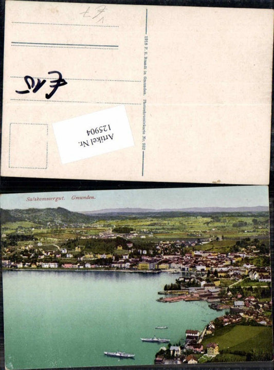 125904,Salzkammergut Gmunden am Traunsee pub Brandt 932