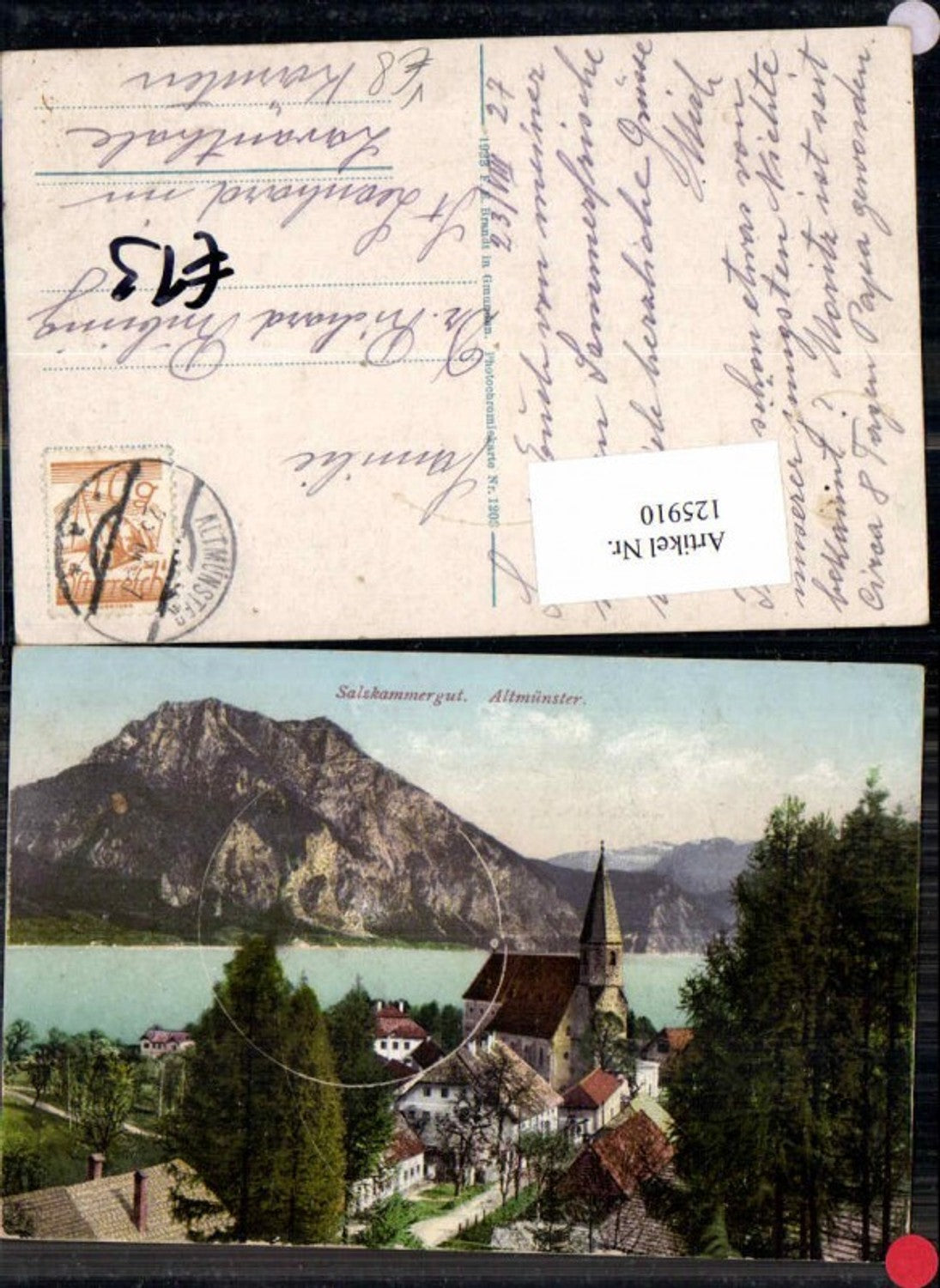 125910,Salzkammergut Altmünster am Traunsee pub Brandt 1203