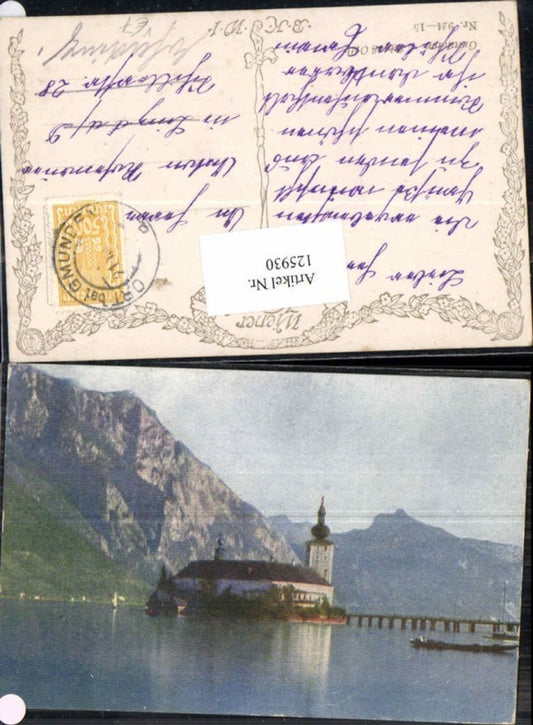 125930,Gmunden am Traunsee m. Schloss Orth Ort B.K.W.I 924-15