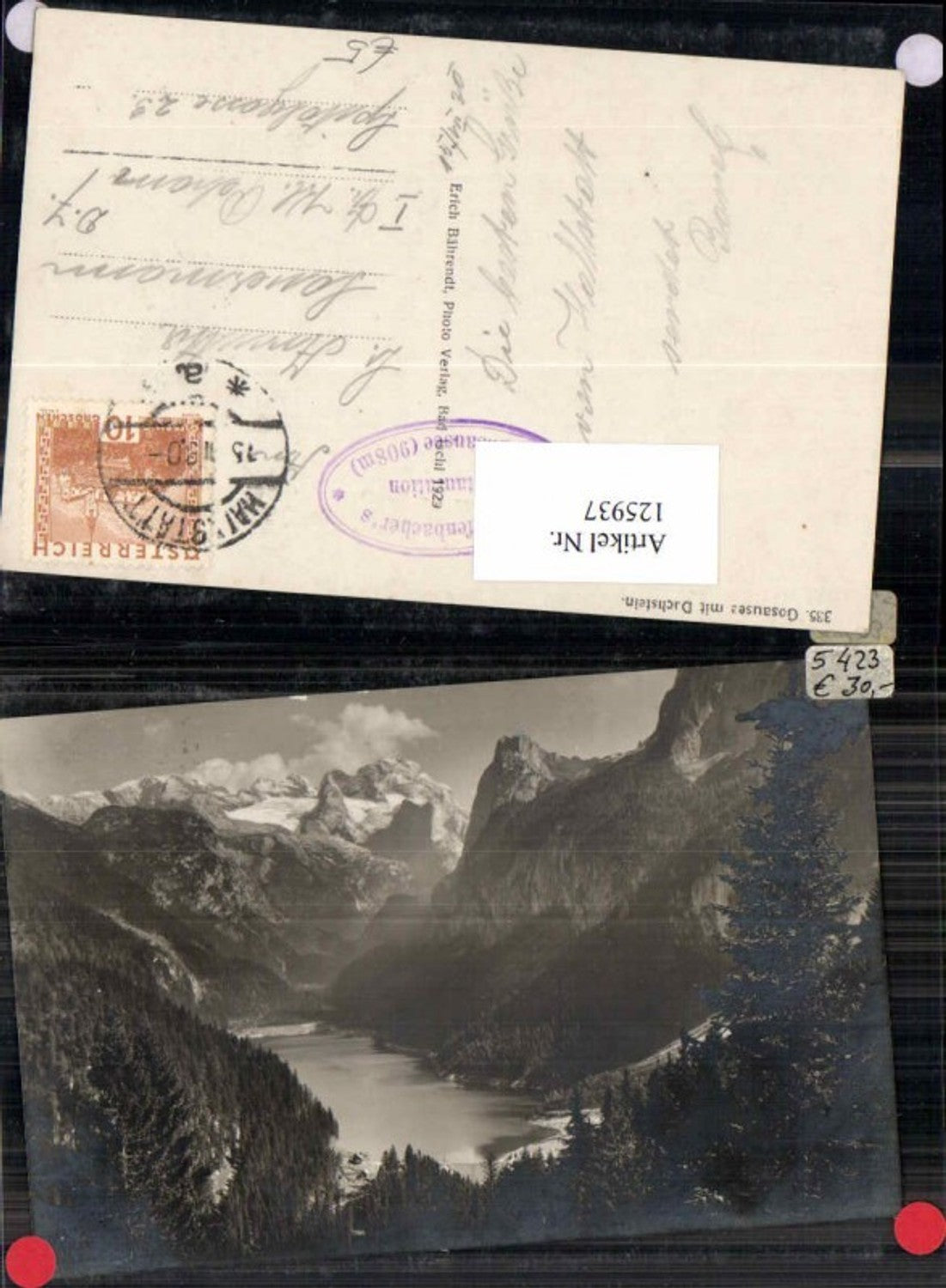 125937,FotoAK Gosausee bei Gosau m. Dachstein