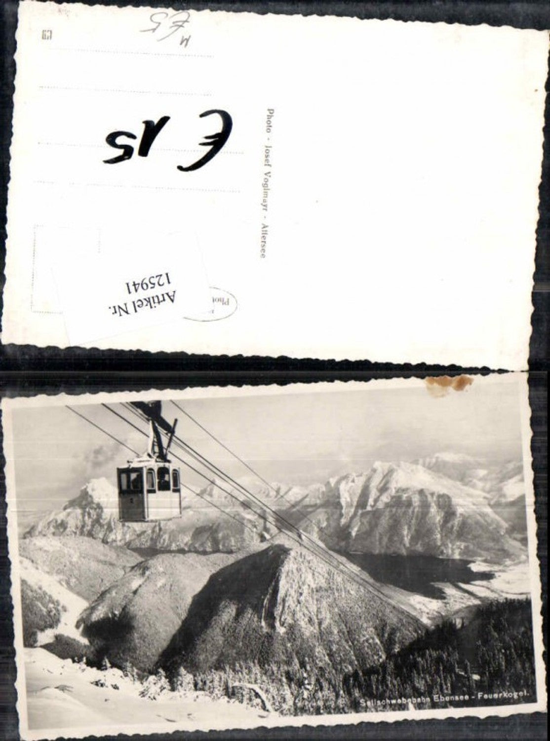 125941,Seilbahn Schwebebahn Gondel Bergbahn Ebensee Höllengebirge