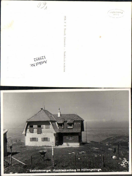 125952,Salzkammergut Hochleckenhaus bei Gmunden pub Brandt Ebensee