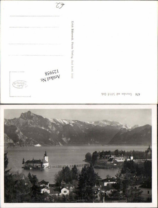 125958,Gmunden Schloss Orth Ort 1938