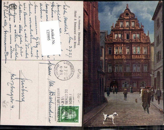 125995,H. Hoffmann Heidelberg Hotel Restaurant zum Ritter
