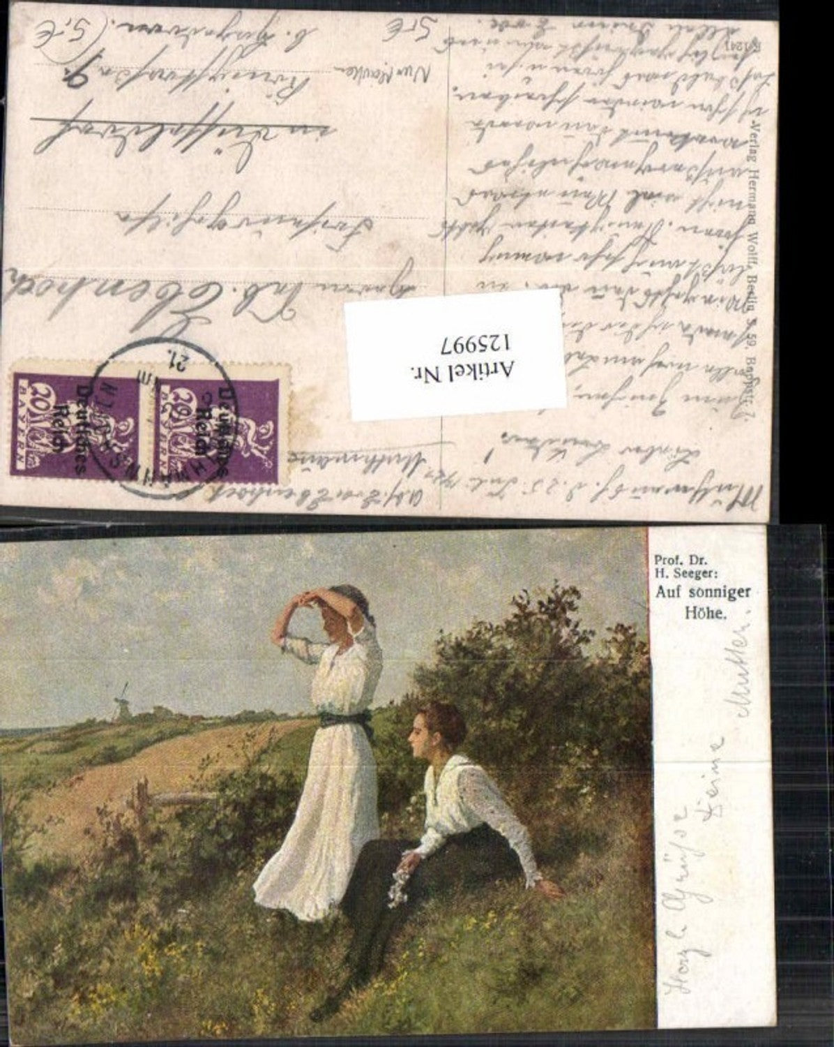 125997,Prof. H. Seeger Auf sonniger Höhe