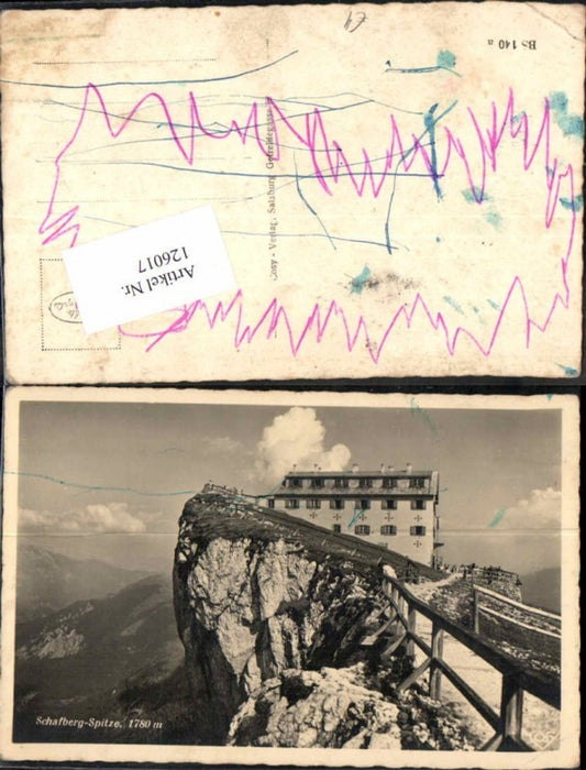 126017,Schafberg Hotel Spitze St Wolfgang 1940 pub Cosy 140a