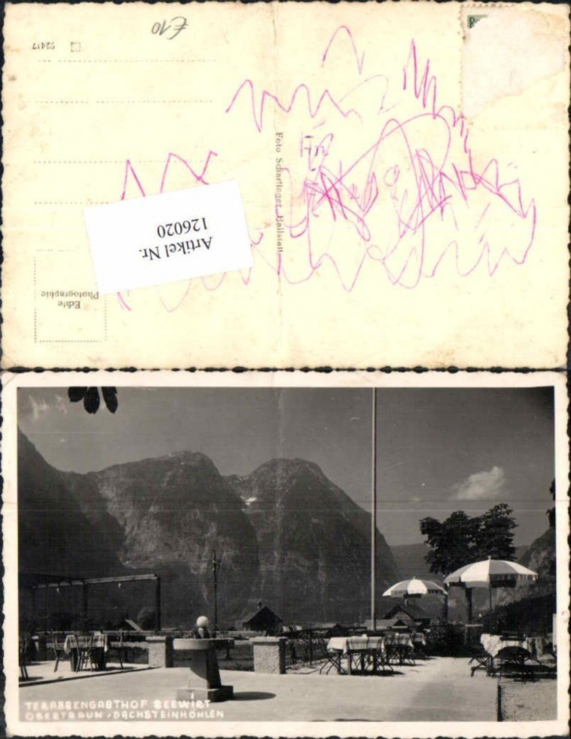 126020,Obertraun Dachstein Terrassengasthaus am Traunsee Seewirt