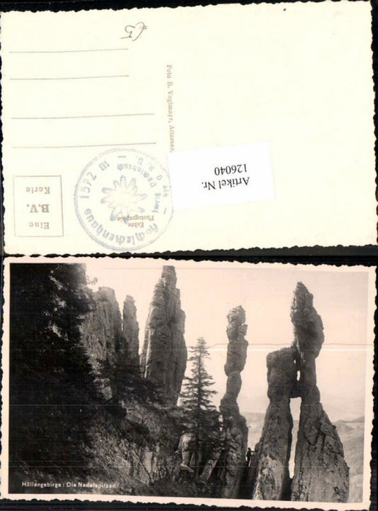 126040,Höllengebirge bei Ebensee am Traunsee Die Nadelspitzen