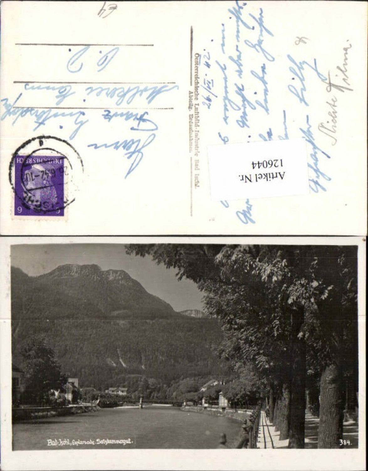 126044,Bad Ischl Esplanade pub Luftbild Industrie Nr 384