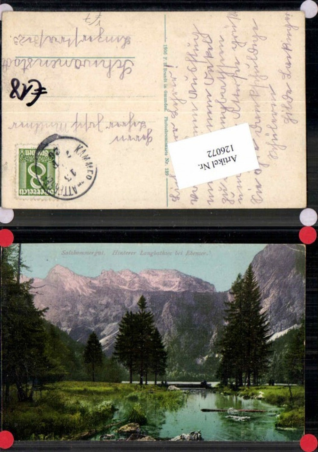 126072,Salzkammergut Hinterer Langbathsee bei Ebensee pub Brandt 139