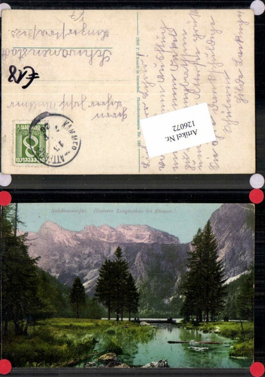 126072,Salzkammergut Hinterer Langbathsee bei Ebensee pub Brandt 139