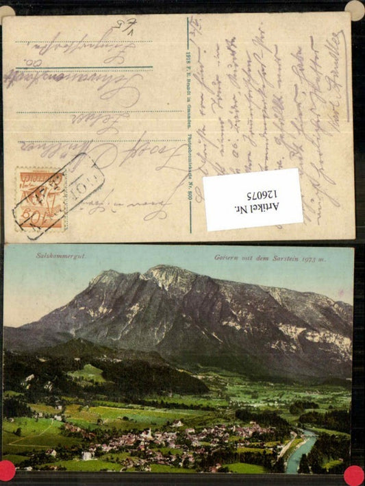 126075,Salzkammergut Goisern m.d. Sarstein pub Brandt 800