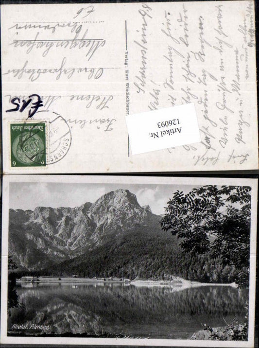 126093,Almtal Almsee bei Grünau 1941