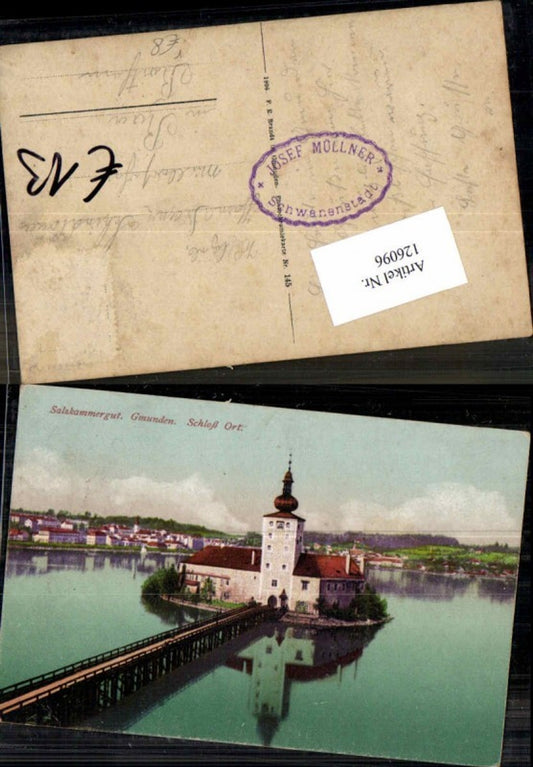 126096,Salzkammergut Gmunden Schloss Ort Orth pub Brandt 145