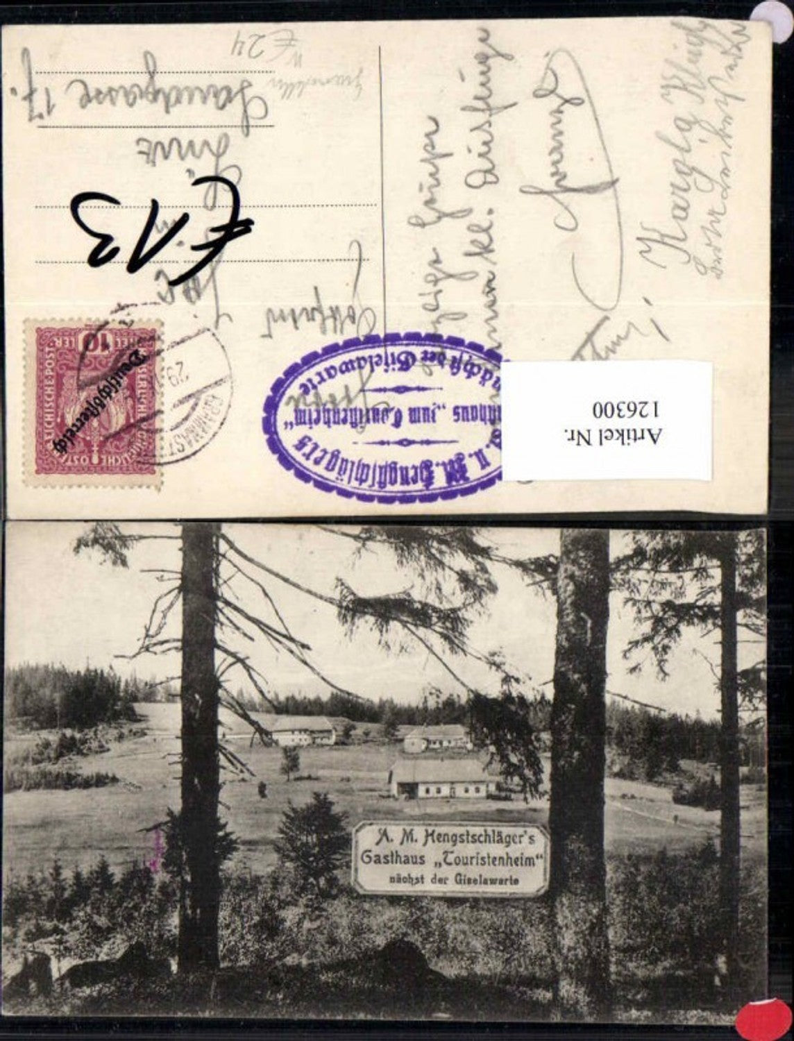 126300,Gasthaus Touristenheim Hengstschläger Giselawarte Gramastetten Grammastetten