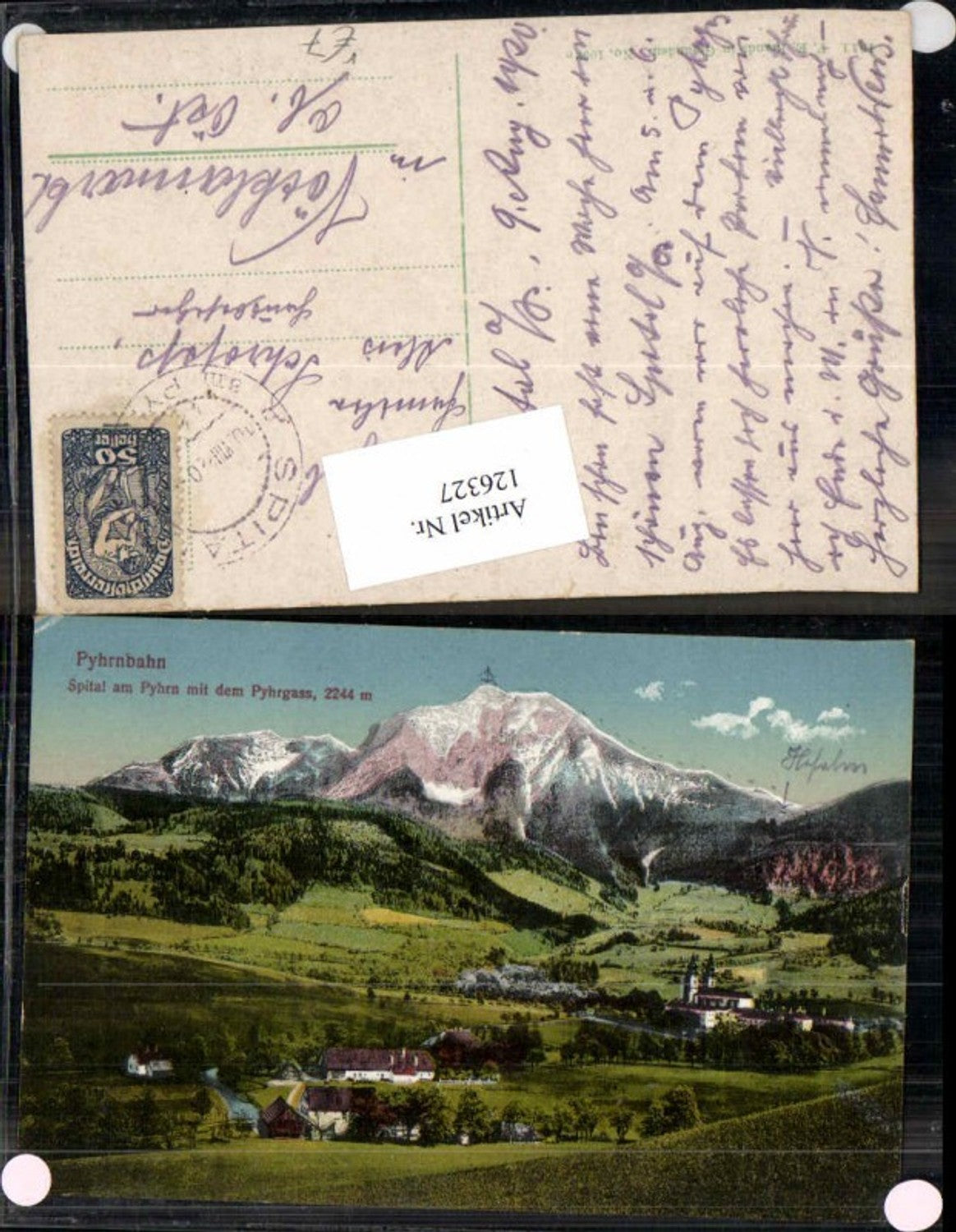 126327,Pyhrnbahn Spital am Pyhrn Pyhrgas Brandt 1051