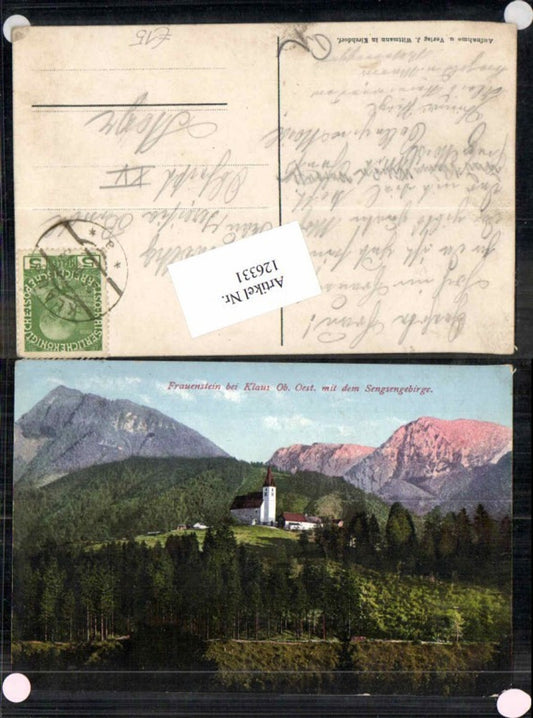 126331,Frauenstein bei Klaus m. Sensengebirge 1910 Molln