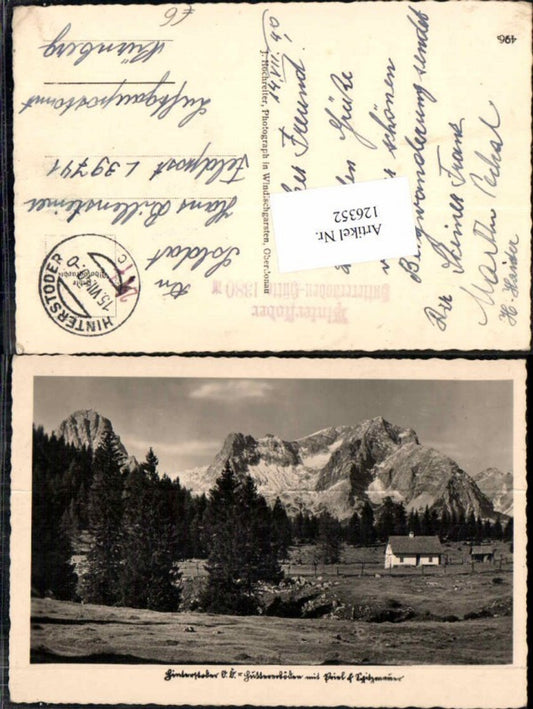 126352,Hinterstoder m. Polsterlucke Spitzmauer Feldpost