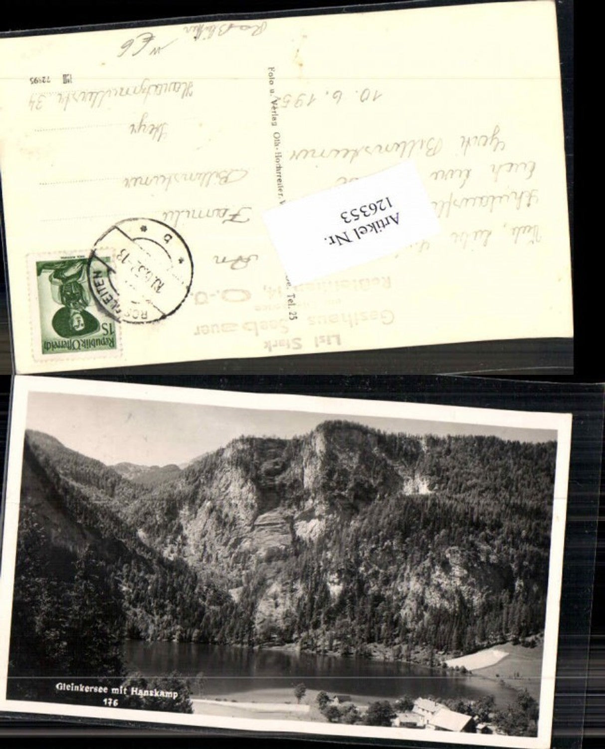 126353,Gleinkersee m. Hanskamp Roßleithen Spital am Pyhrn