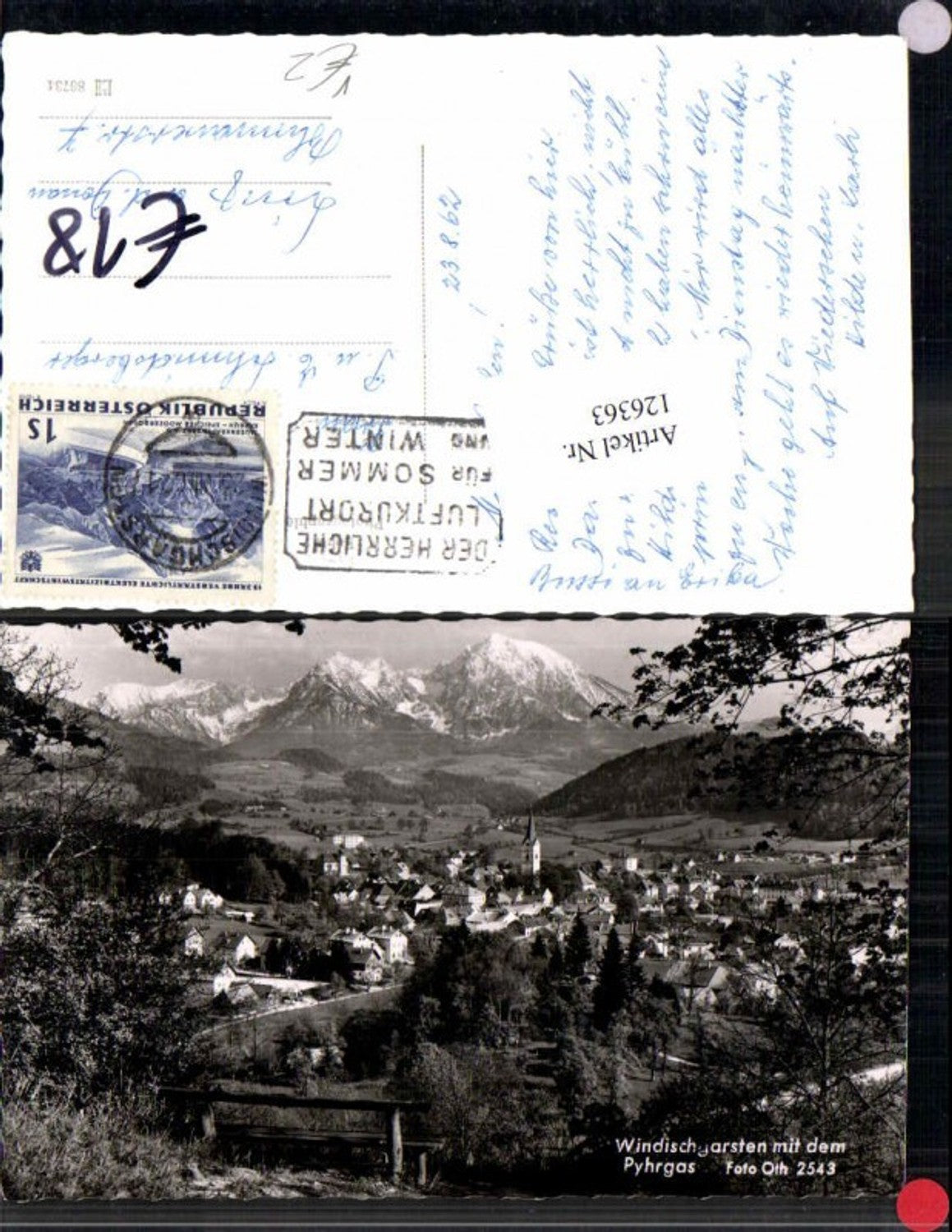 126363,Windischgarsten m. Pyhrgas pub Foto Oth 2543