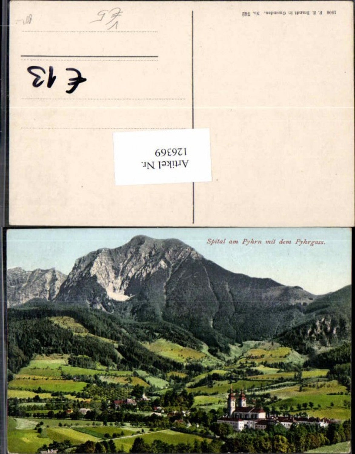 126369,Spital am Pyhrn m. Pyhrgas pub Brandt 742
