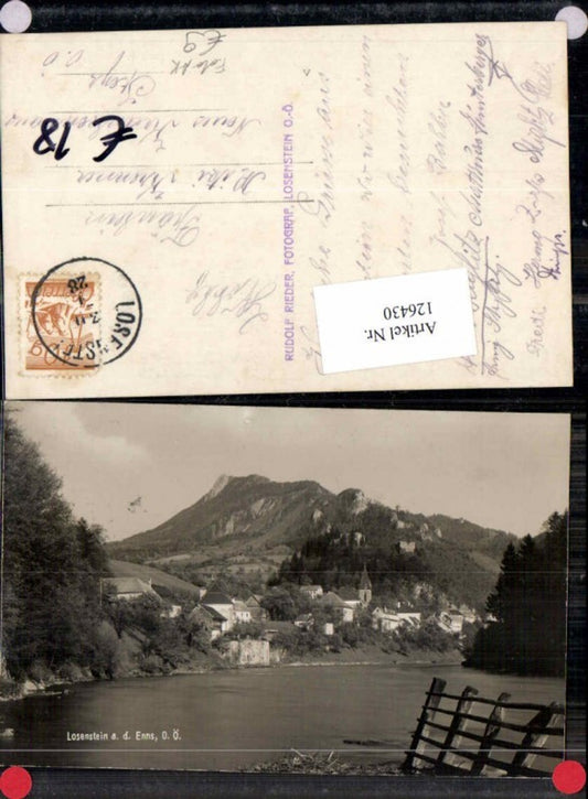 126430,Losenstein a.d. Enns Fotokarte 1928
