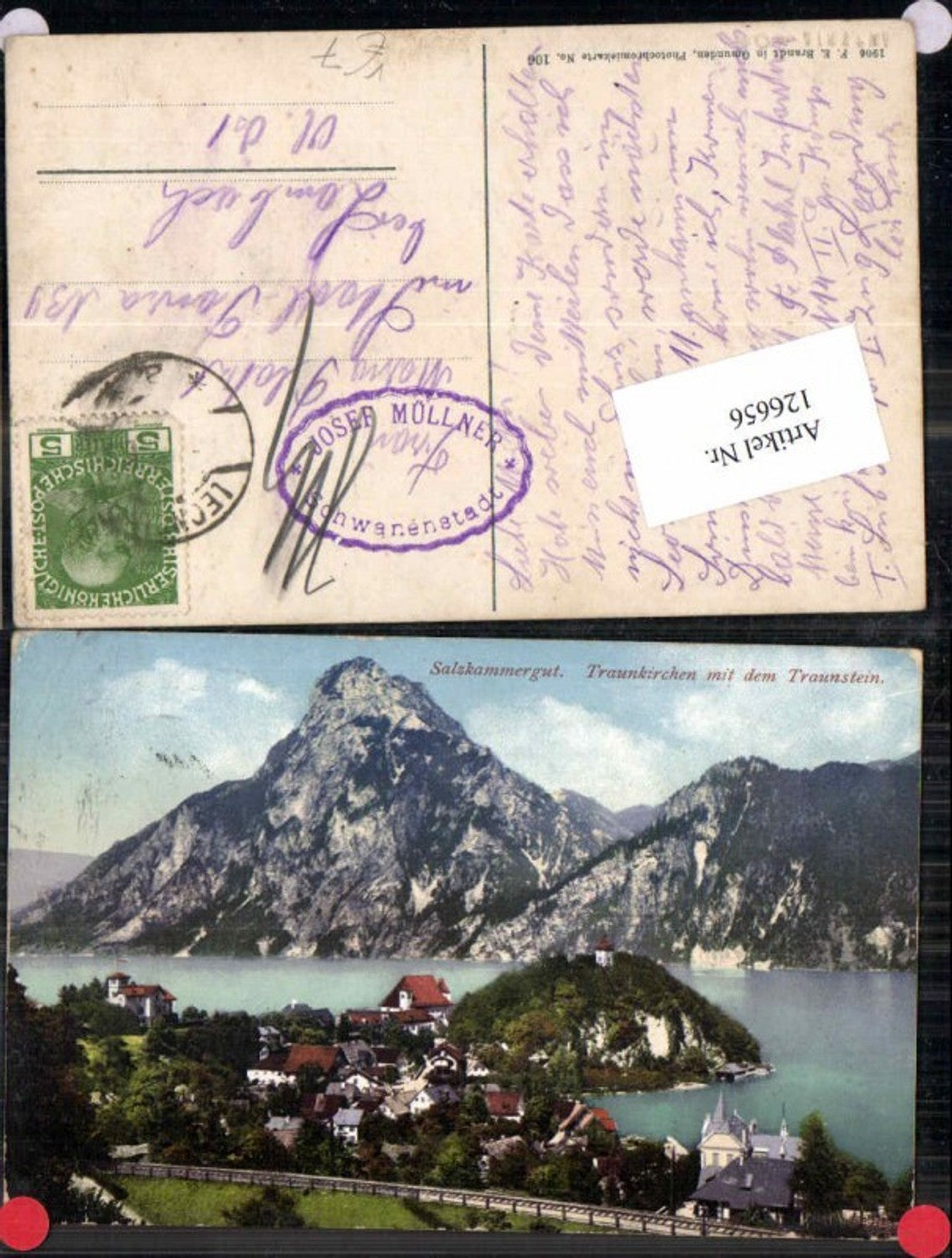 126656,Salzkammergut Traunkirchen m.d. Traunstein pub Brandt 106