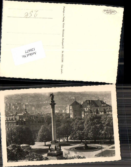 126677,Stuttgart Stadt Schloss Platz 1940