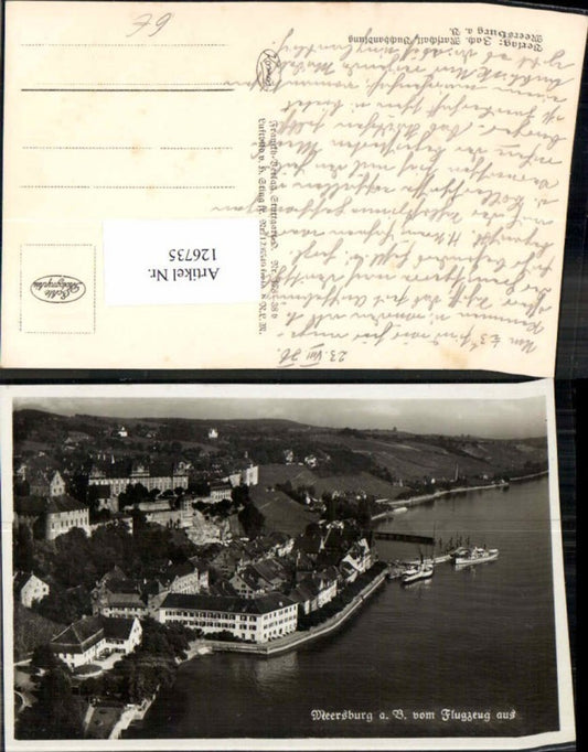 126735,Meersburg am Bodensee Fliegeraufnahme 1936