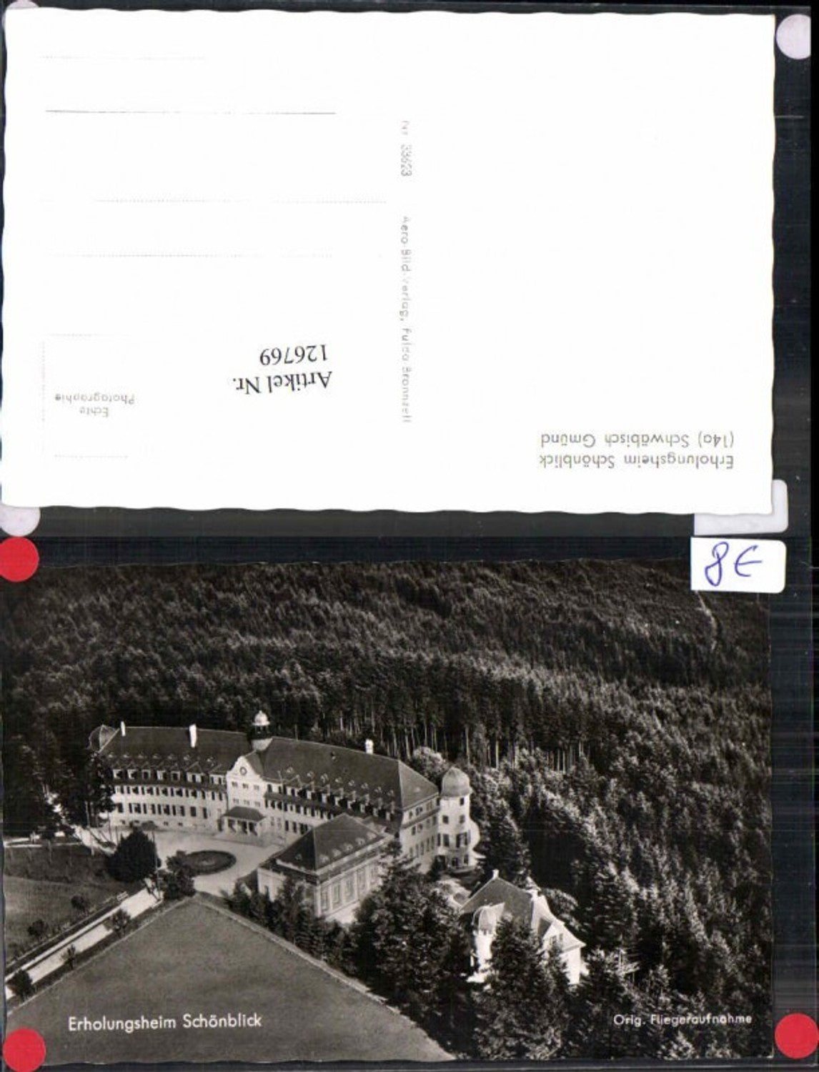 126769,Heim Schönblick Fliegeraufnahme Schwäbisch Gmünd