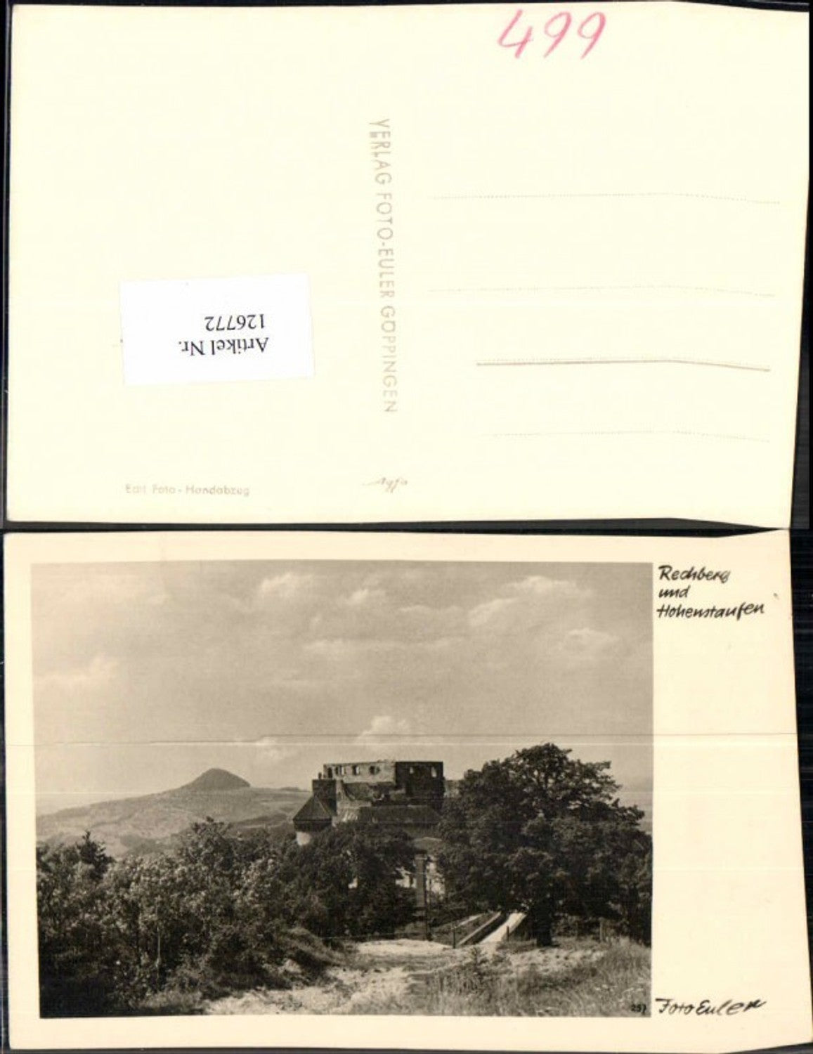 126772,Rechberg m. Hohenstaufen pub Foto Euler Göppingen