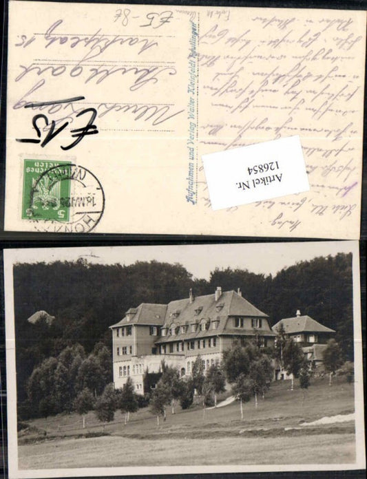 126854,FotoAK Honau Reutlingen Umgebung Partie Pension 1925