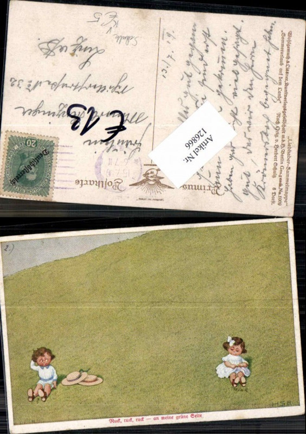 126866,Primus AK 1009 Herbert Schultz Kinder in Wiese